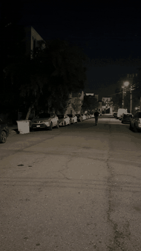 Animated clip of the prototype mounted on a scooter being ridden at night