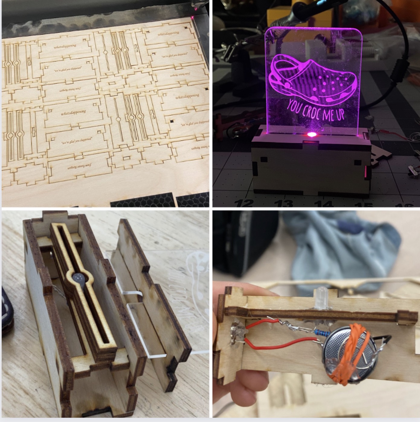 Assorted Laser Cutting, figure 1