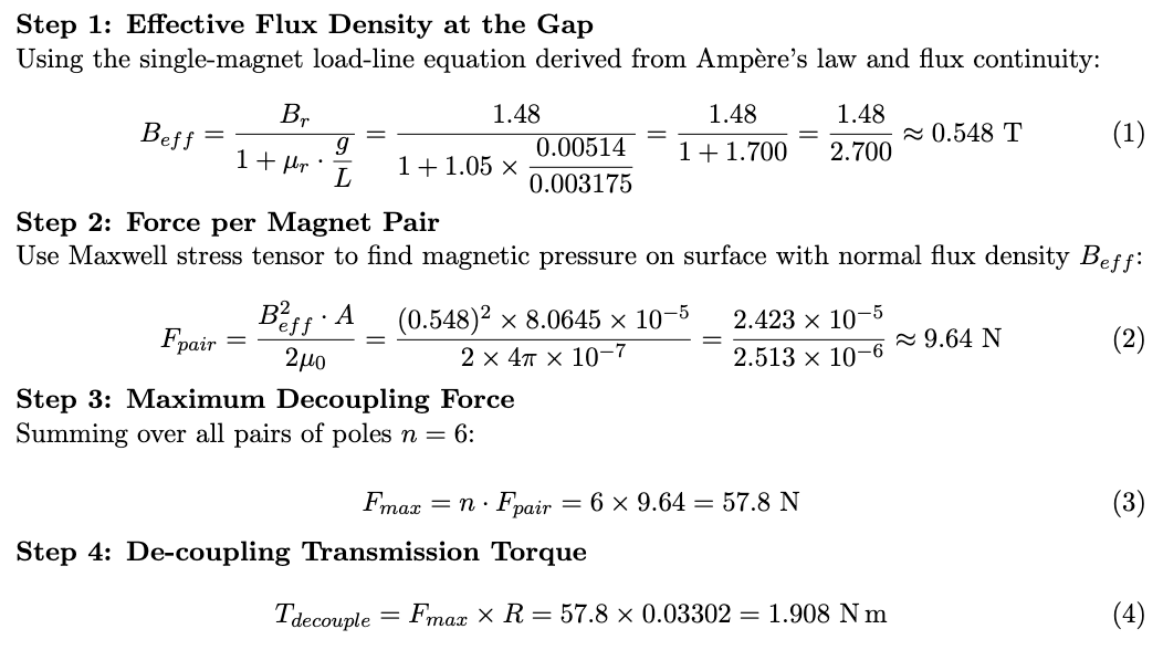 Decouple force calculations