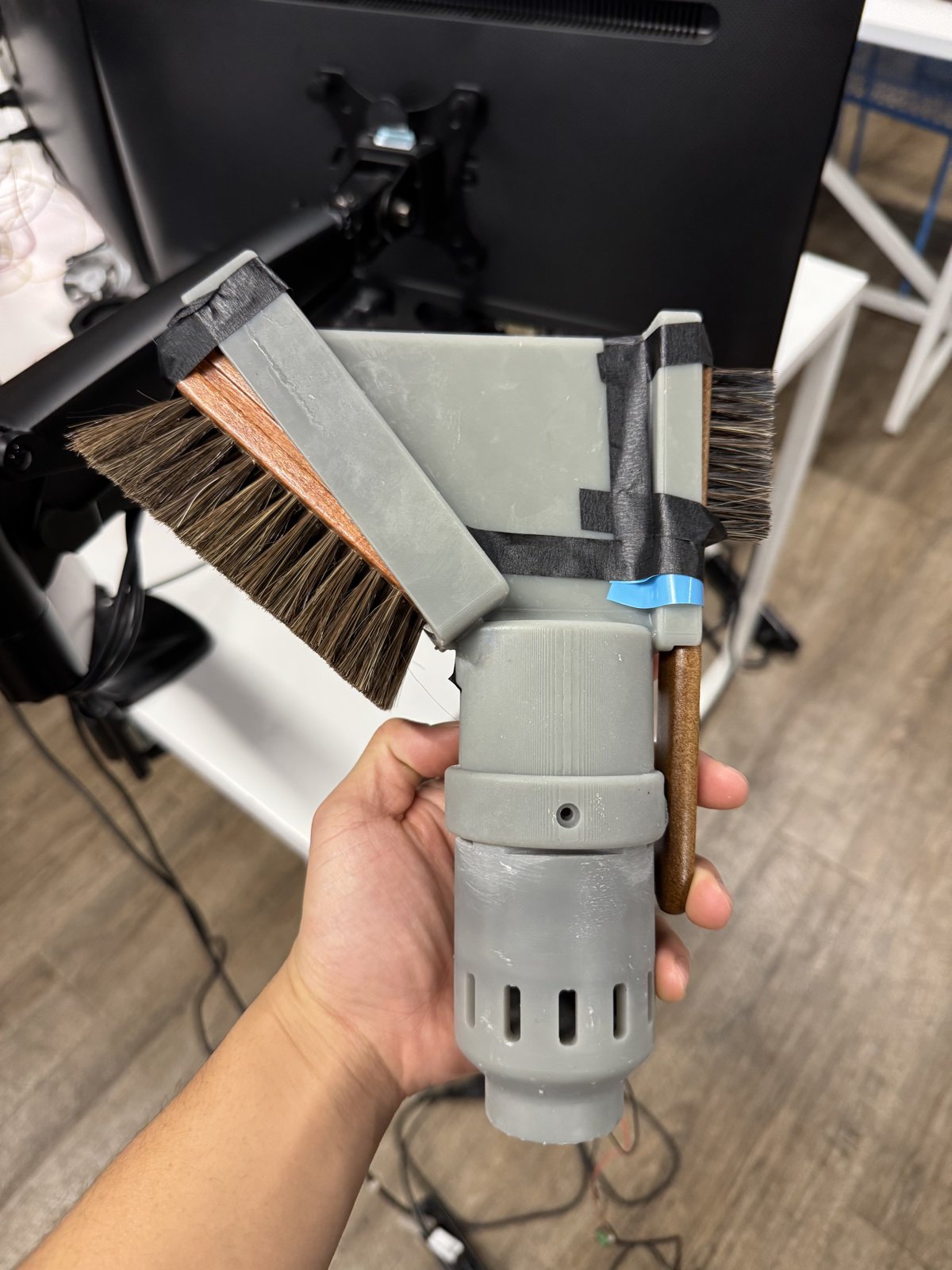 Side view of the first prototype